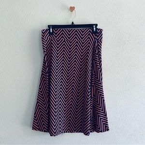 Lularoe geometric print skirt